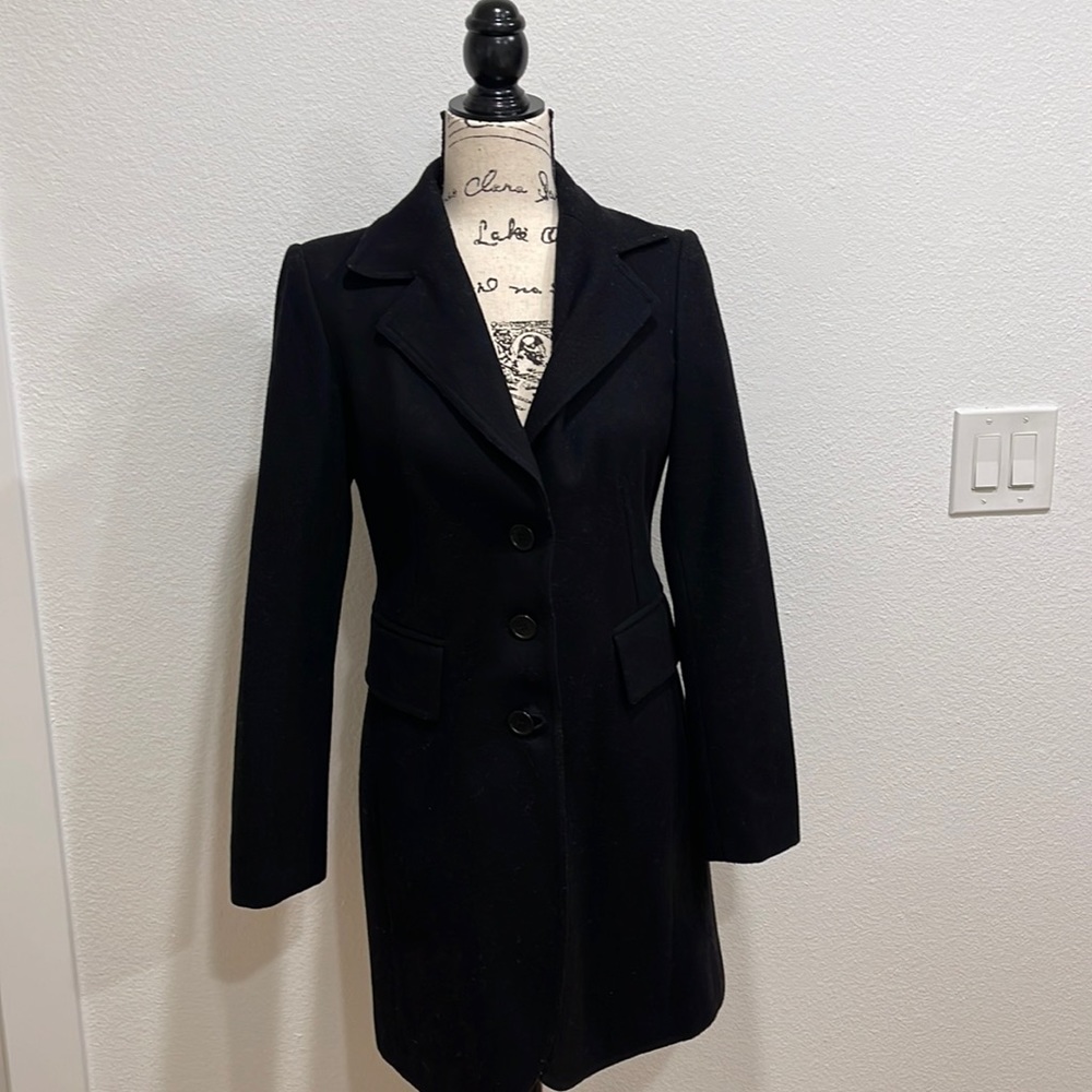 Nadine Black Coat - Small (made in Italy)